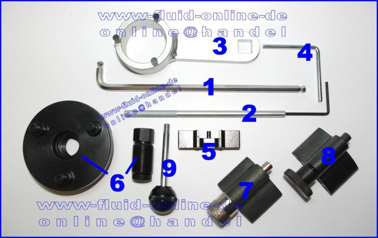 SATRA S-X1620 Satz Werkzeug Zahnriemenwechsel 1,2 1,6 1,9 2,0 Liter TDI CommonRail VAG Audi VW Seat Skoda