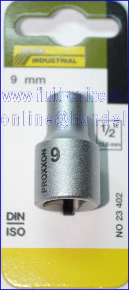 PROXXON 23402 Steckschlüsseleinsatz / Nuss 9mm Antrieb 12,5mm (1/2')