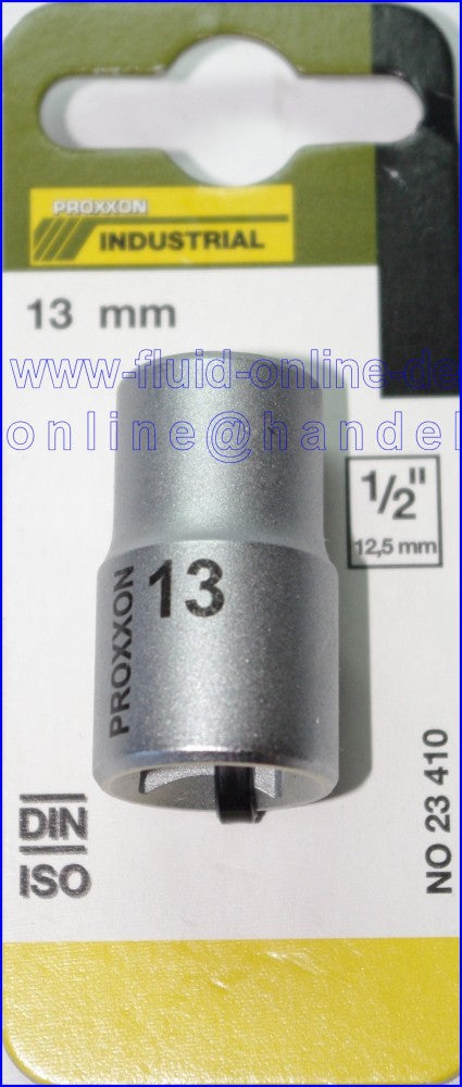 PROXXON 23410 Steckschlüsseleinsatz / Nuss 13mm Antrieb 12,5mm (1/2')