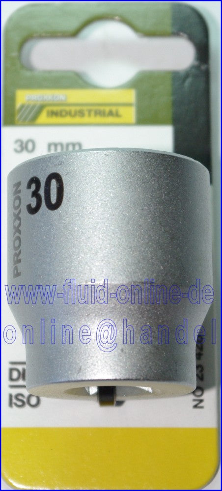 PROXXON 23428 Steckschlüsseleinsatz / Nuss 30mm Antrieb 12,5mm (1/2')