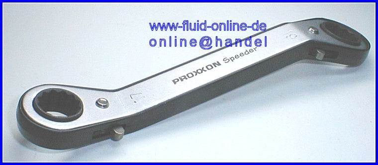 PROXXON 23215 SPEEDER Ratschenschlüssel 17x19mm mit 25° Kröpfung