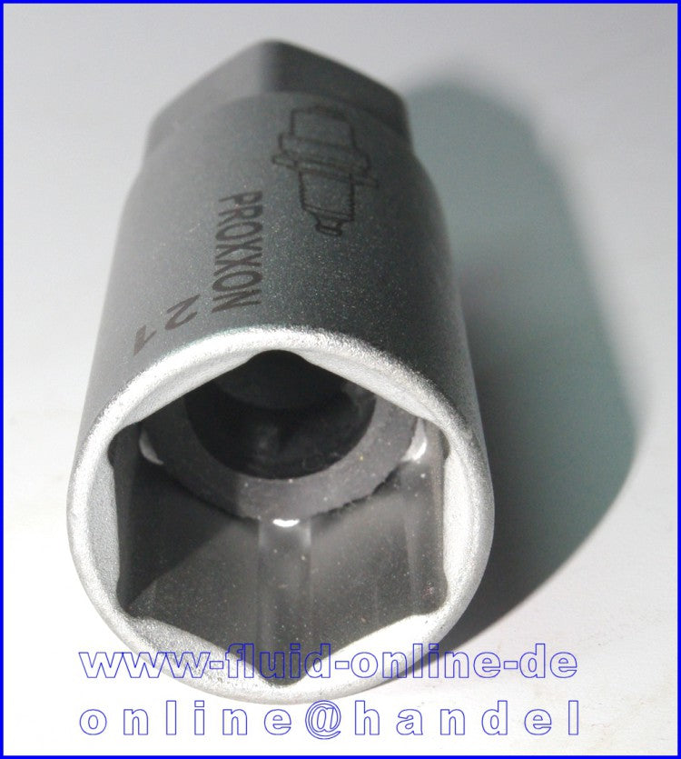 PROXXON 23444 Zündkerzen Nuss mit TPR Einlage 21mm Antrieb 12,5mm(1/2")