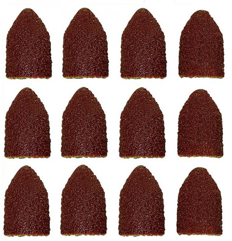 PROXXON 28989 Schleifkappen 9mm je 5 Stück Korn 80 und 150