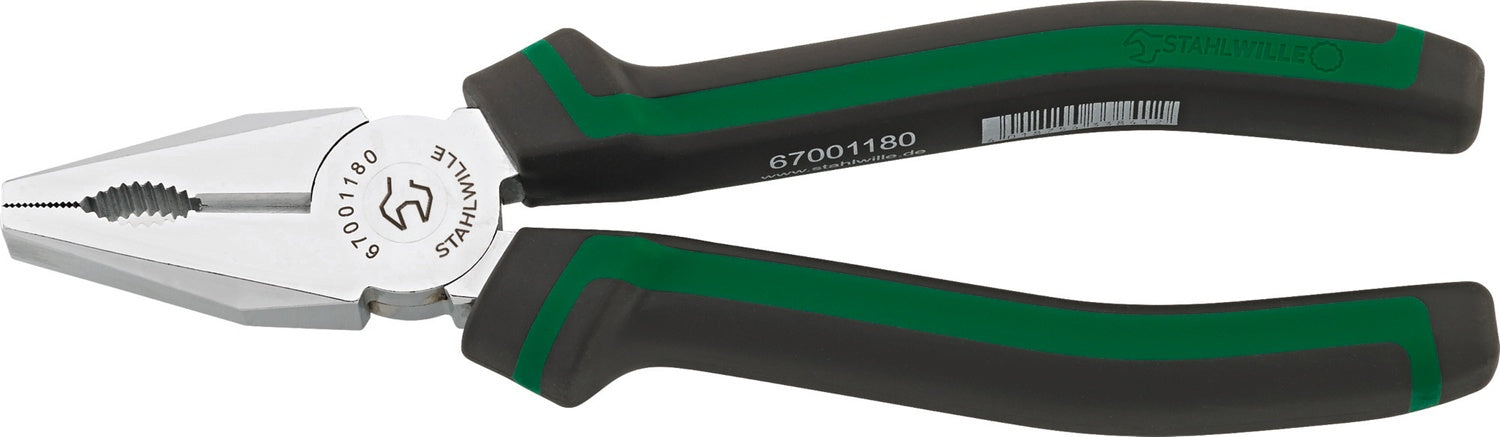 STAHLWILLE 6700 Kombinationszange Länge 180mm verchromter Kopf - 67001180