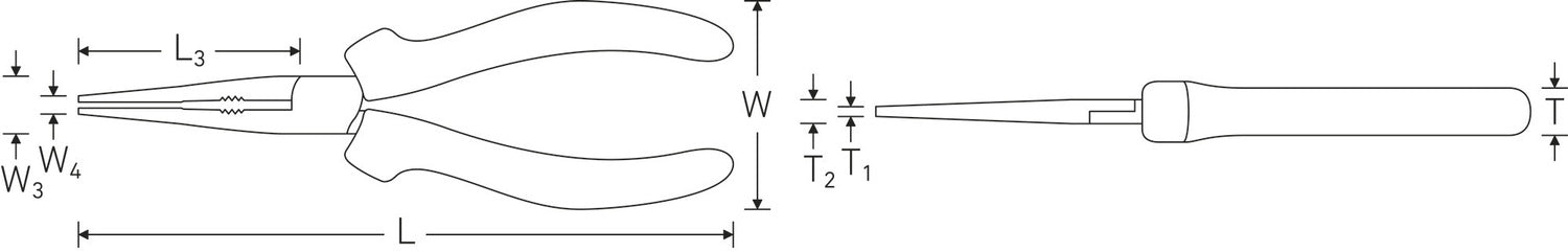 STAHLWILLE 6730 VDE Telefonzangen Länge 200mm - 67304200