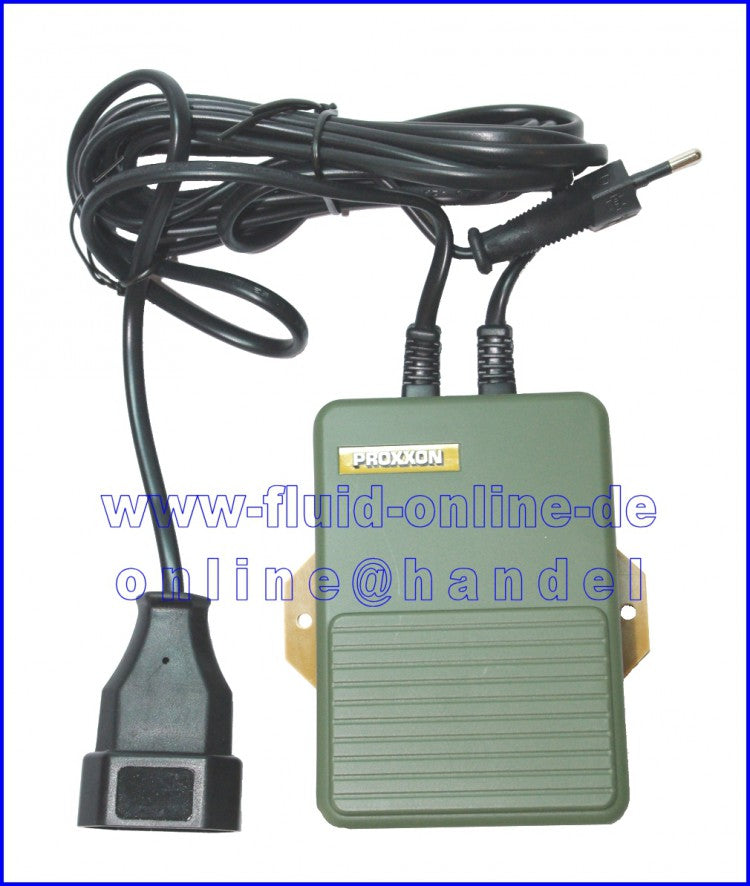 PROXXON 28700 Fußschalter FS für Geräte mit 230 Volt Eurostecker (flach)