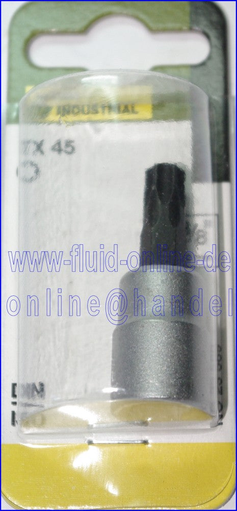 PROXXON 23589 TX45 Torx Einsatz Nuss Antrieb 10mm (3/8") ohne Bohrung