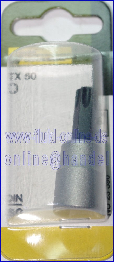 PROXXON 23590 TX50 Torx Einsatz Nuss Antrieb 10mm (3/8") ohne Bohrung
