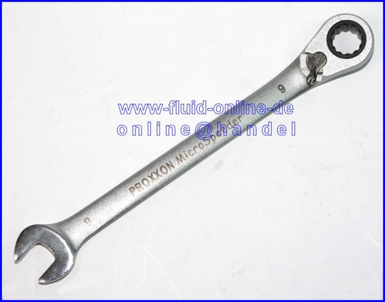 PROXXON 23131 Microspeeder 9mm Ratschen-Ringmaulschlüssel 15° Abwinklung