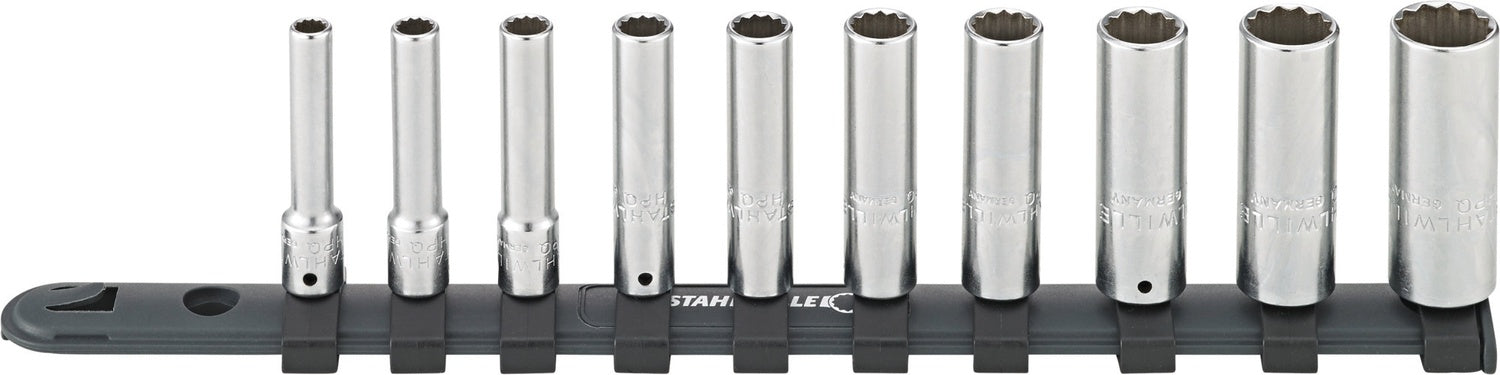 STAHLWILLE 40aDL/10CL ZOLL Steckschlüsseleinsätze auf Leiste 6,3mm (1/4") Antrieb - 96016410