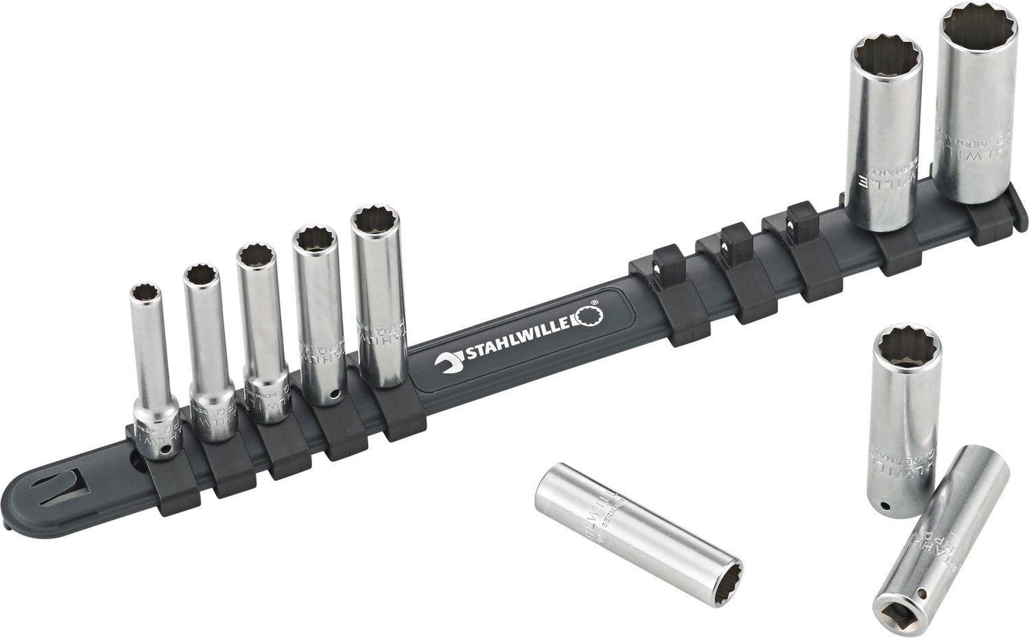 STAHLWILLE 40aDL/10CL ZOLL Steckschlüsseleinsätze auf Leiste 6,3mm (1/4") Antrieb - 96016410