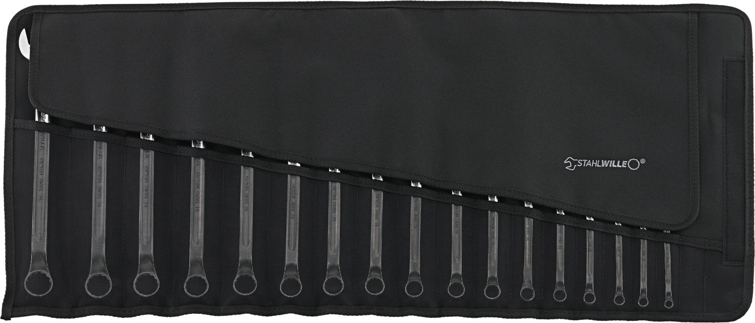 STAHLWILLE 14/17 Satz Ring-Maulschlüssel LANG OPEN-BOX SW 6-22mm - 96401005