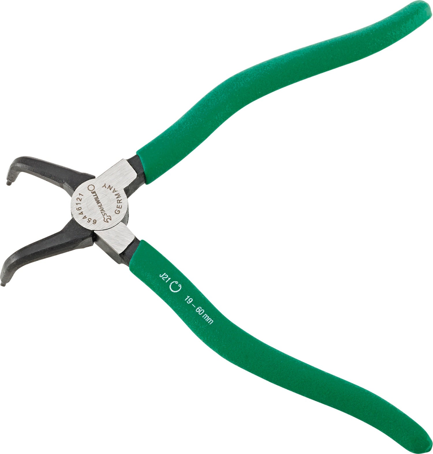 STAHLWILLE 6544 Sicherungsringzange für Innenringe gewinkelt Länge 170mm - 65446121