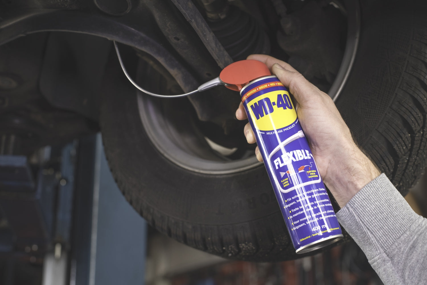 WD-40 Multifunktionsprodukt Flexible 400ml Dose mit biegsamen Sprührohr - WD40 31688