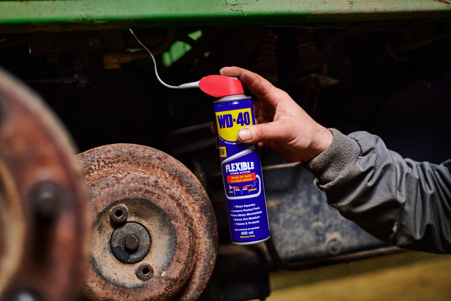 WD-40 Multifunktionsprodukt Flexible 400ml Dose mit biegsamen Sprührohr - WD40 31688