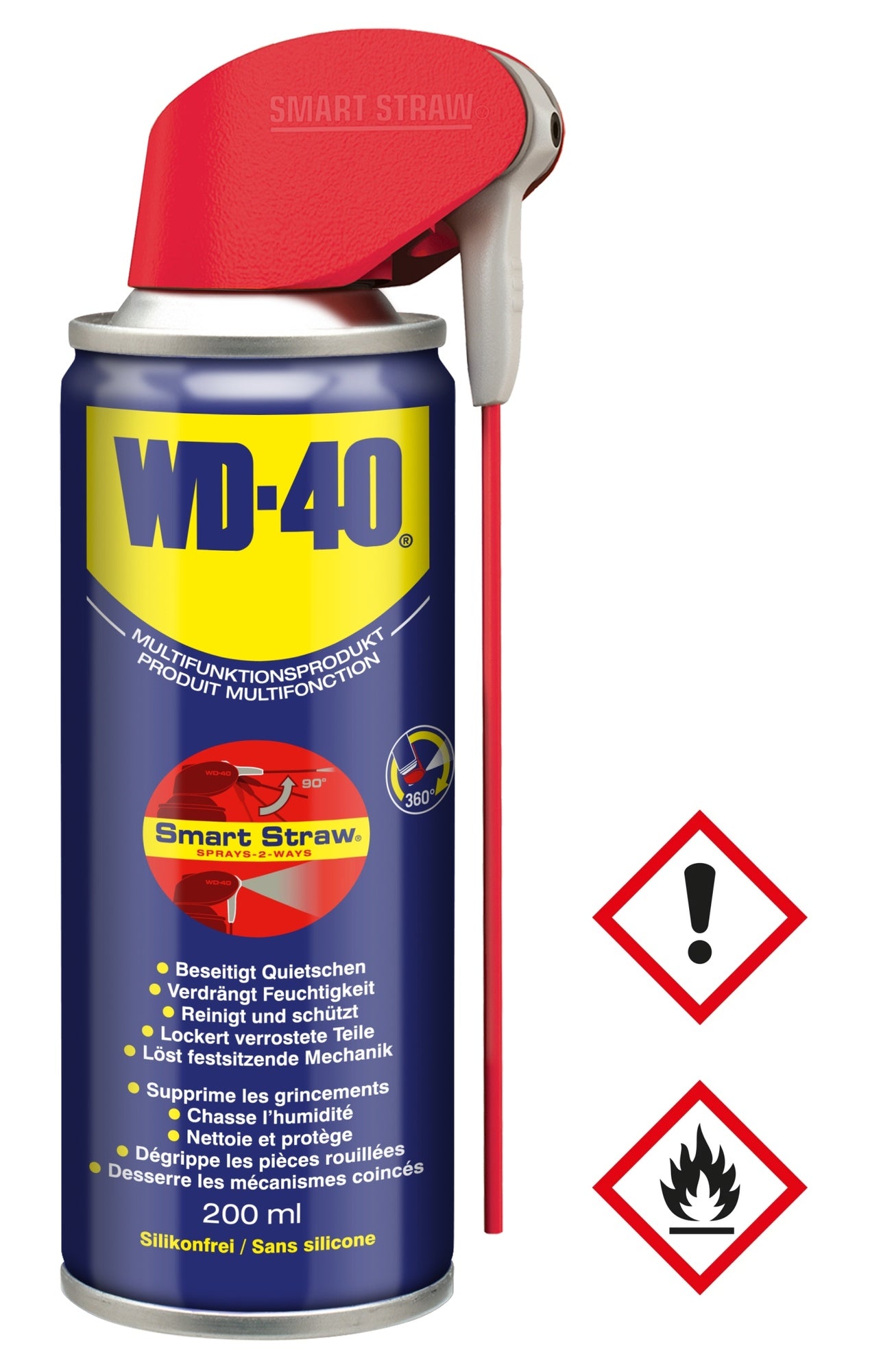WD-40 Multifunktionsprodukt Smart Straw 400ml Dose mit Sprührohr - WD40 49425