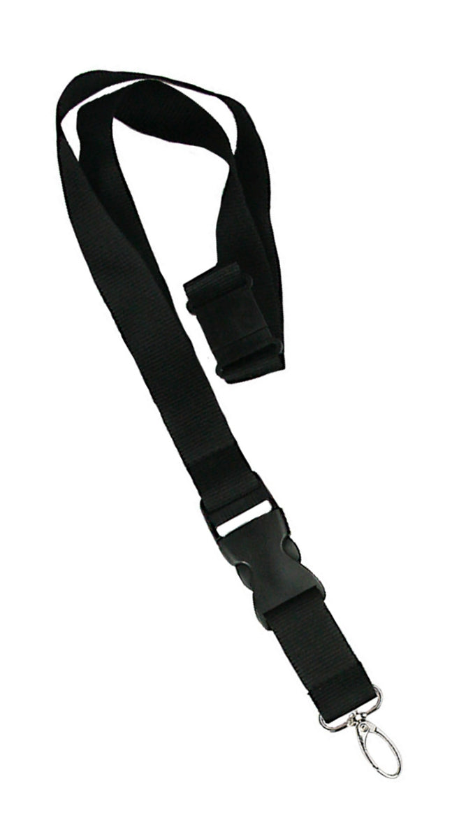 BASI 0006-0631-1100 Schlüsselband Schwarz Schlüsselanhänger Safety-Clip