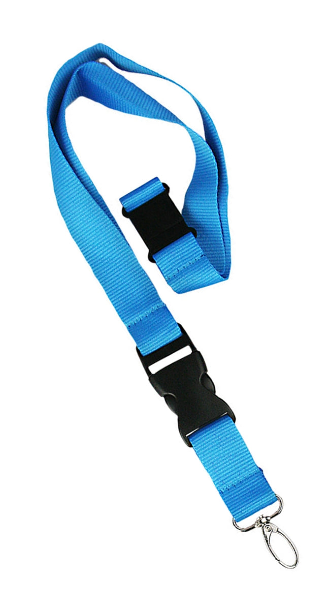 BASI 0006-0631-1351 Schlüsselband Hellblau Schlüsselanhänger Safety-Clip