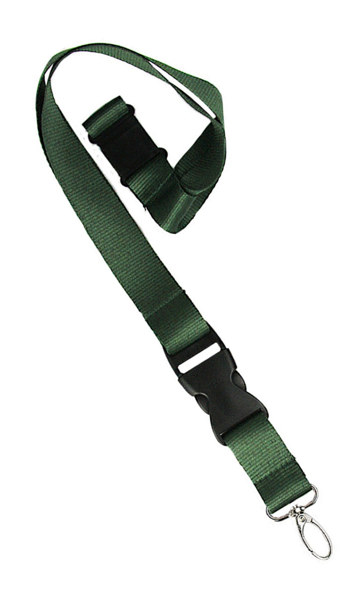 BASI 0006-0631-2500 Schlüsselband Olivgrün Schlüsselanhänger Safety-Clip
