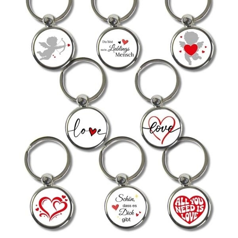 BASI 0006-9005 Clipstrip Set Liebe Love Herz Engel Hängeleiste mit Topschild