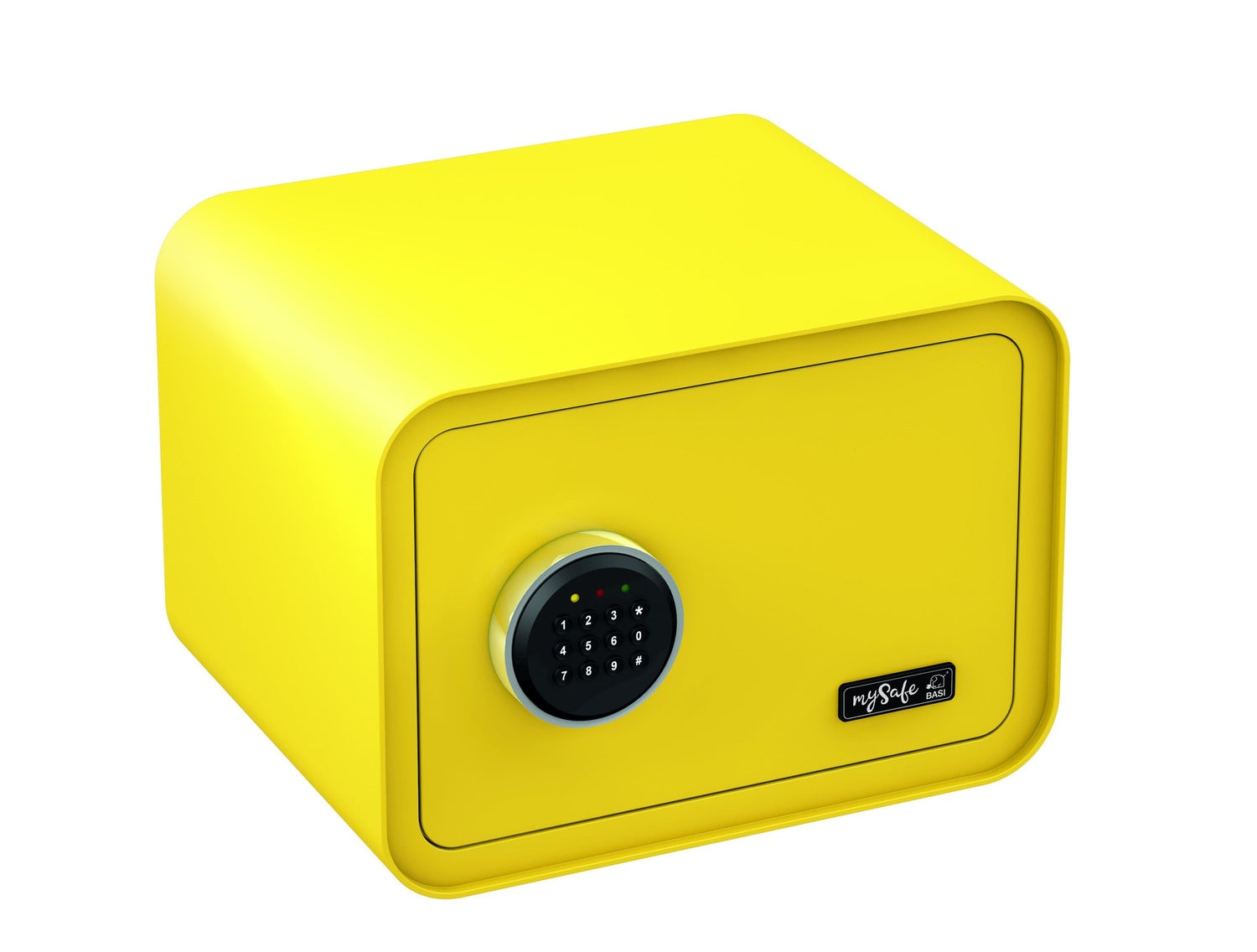 BASI mySafe 350-Code Zitronengelb Elektronik Möbel Tresor