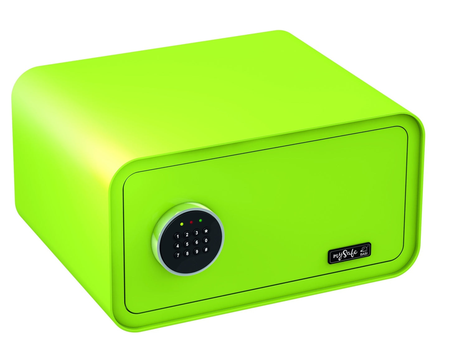BASI mySafe 430-Code Apfelgrün Elektronik Möbel Tresor