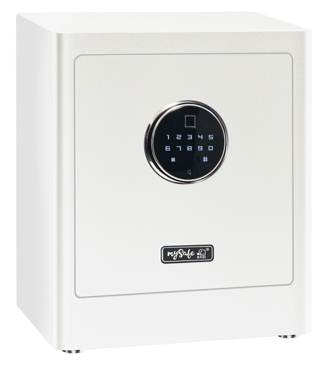 BASI mySafe Premium 350-Weiß Elektronik Möbel Tresor Touch-Display