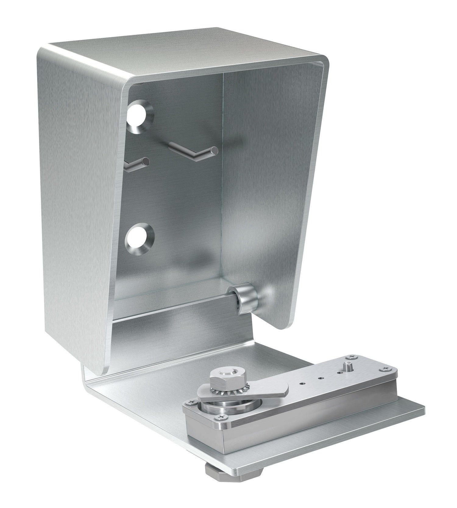 BASI SSZ 400 Schlüsselsafe mit Zahlenschloss 2 Schlüsselhaken Edelstahl 2101-0020