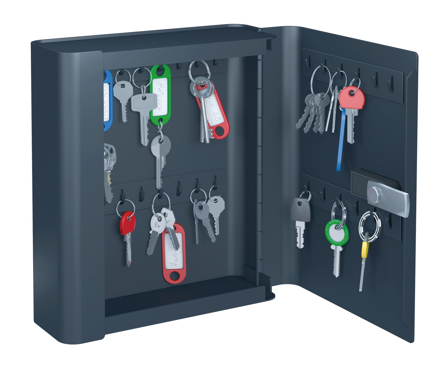 BASI 2170-1028 Schlüsselkassette SK 80 mit 28 Haken Schlüsseltresor Schlüsselsafe