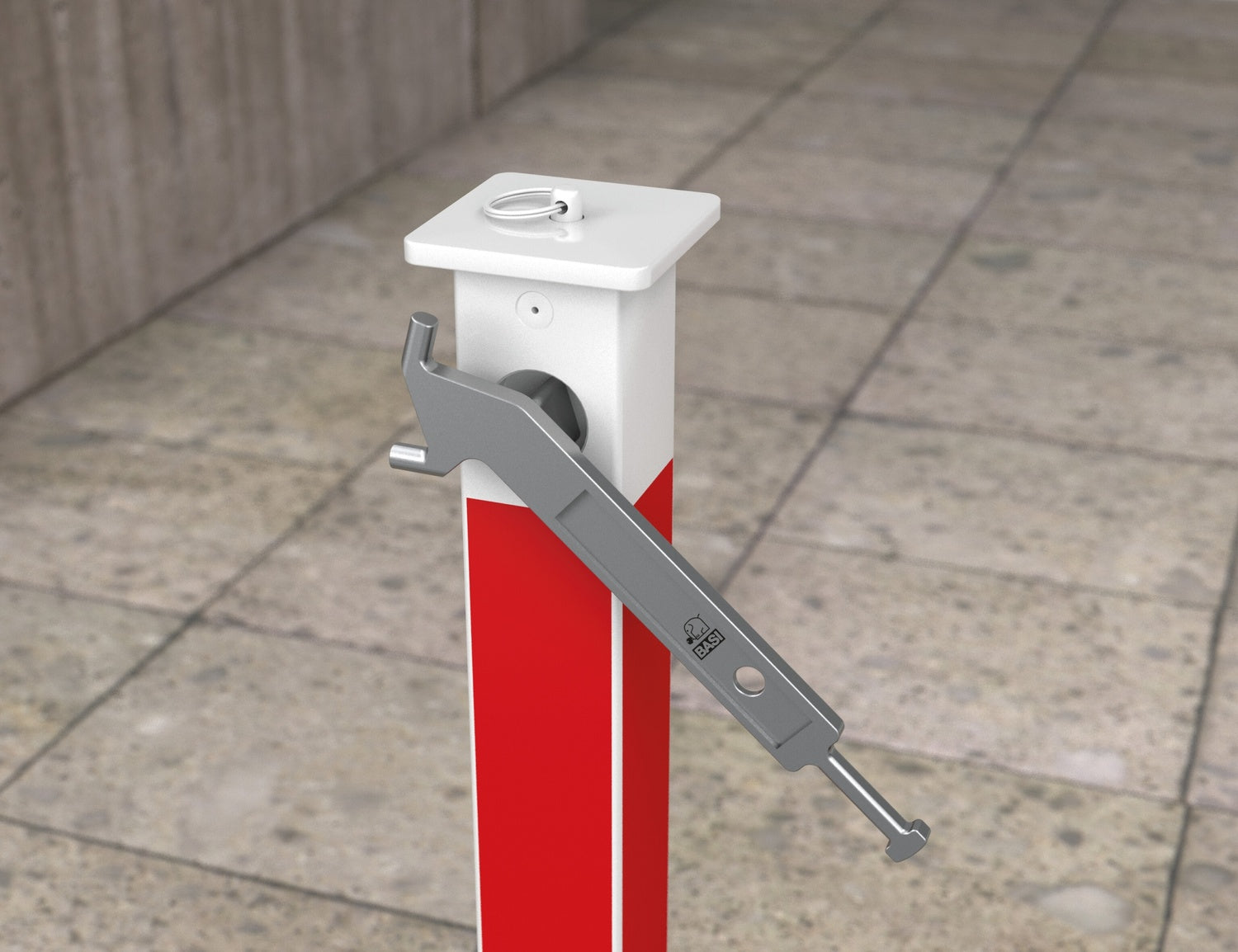 Basi 302A Pfostenschlüssel für Absperrpfosten Pfosten Schlüssel