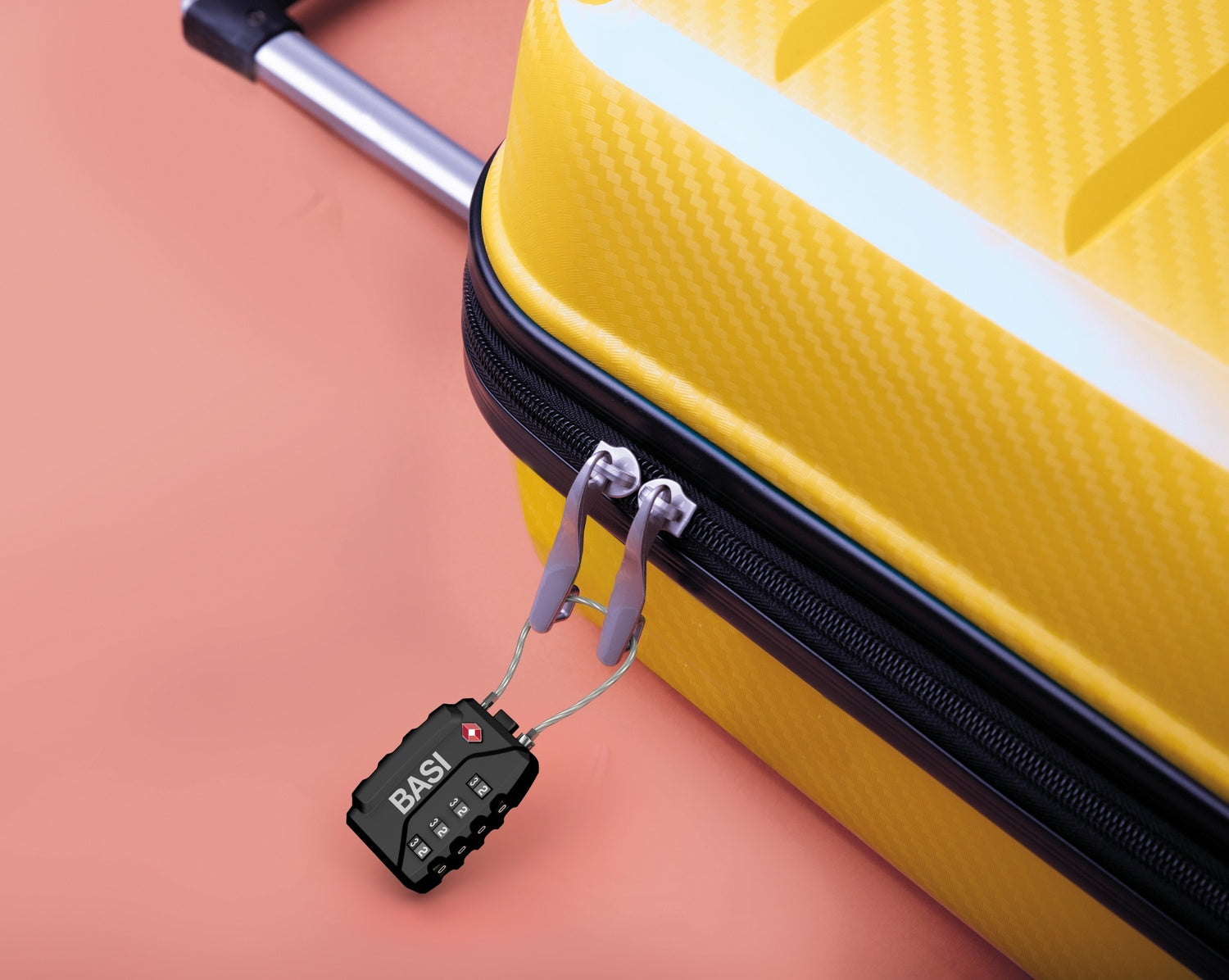 Basi 6100-0625 Kofferschloss KS 625 TSA mit einstellbarer Zahlenkombination