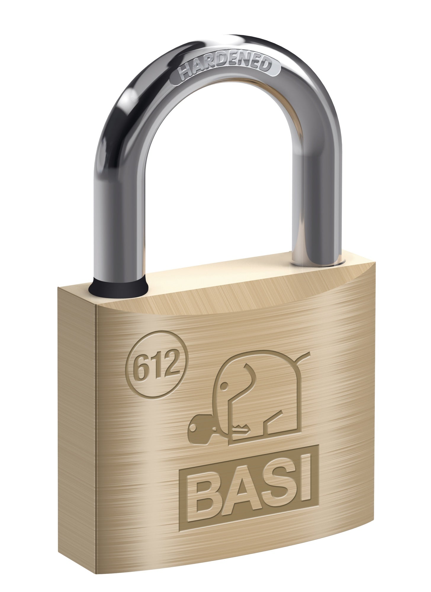 BASI 6120-3000 Vorhangschloss VHS 612 Messing 30mm mit Wasserstopp