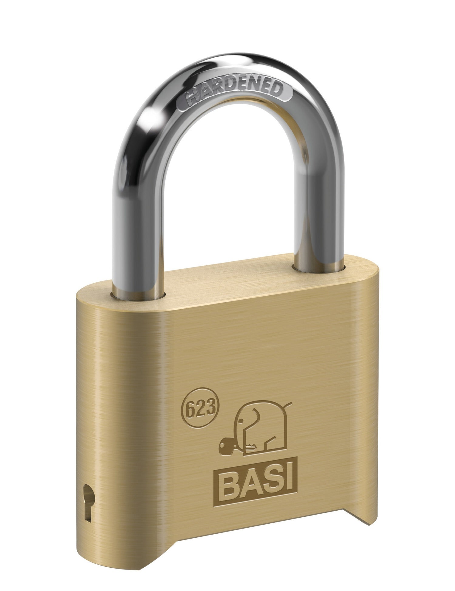 BASI 6230-5000 Vorhängeschloss VHS 623 Messing 50mm Zahlenschloss