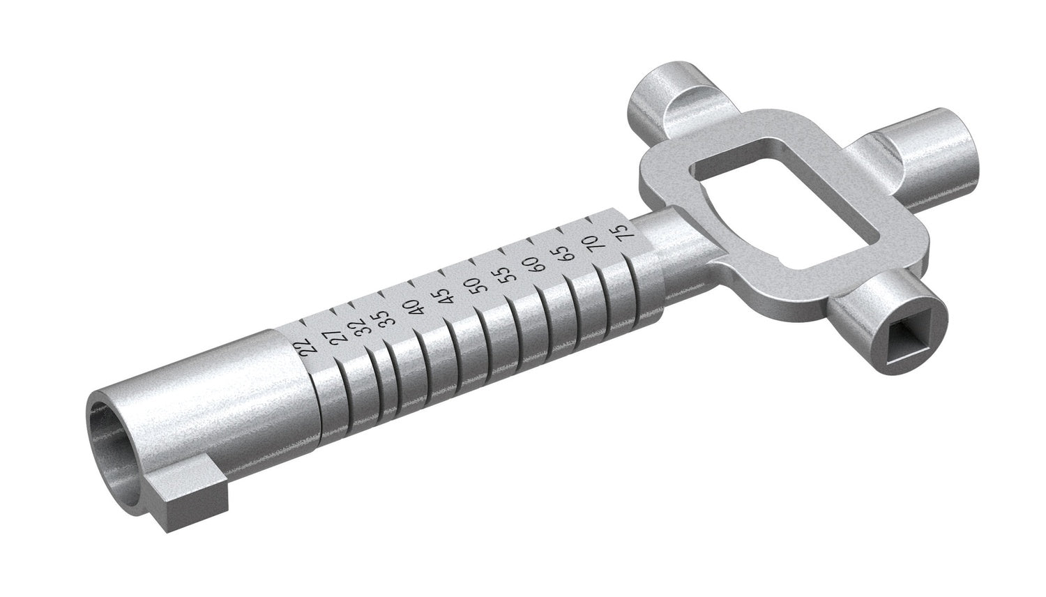 BASI 668NK Universalschlüssel Bauschlüssel Architektenschlüssel stabil