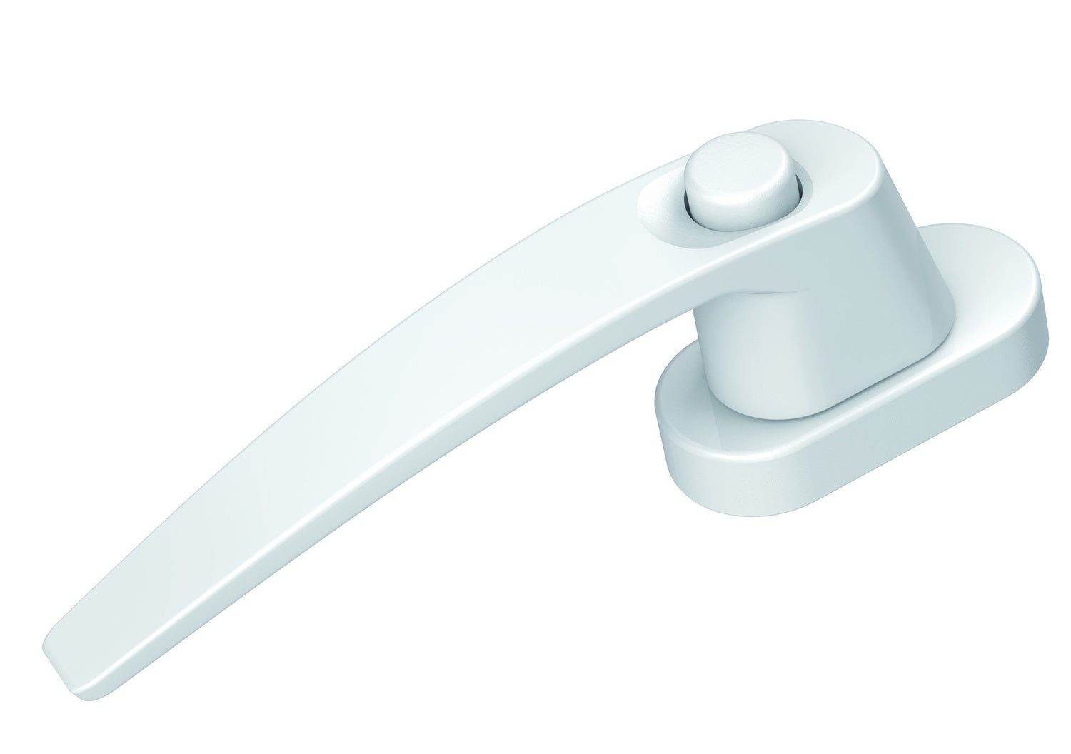 BASI FG 514 Fenstergriff Aluminium weiß selbsttätig verriegelnd