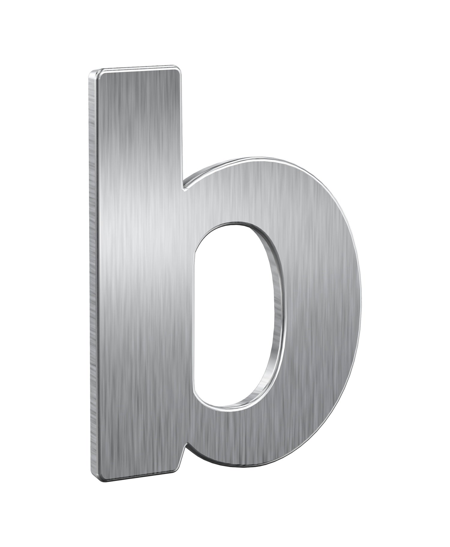 BASI 7300-0013 HN 150-b Hausnummer b Edelstahl Haus Nummer Buchstabe