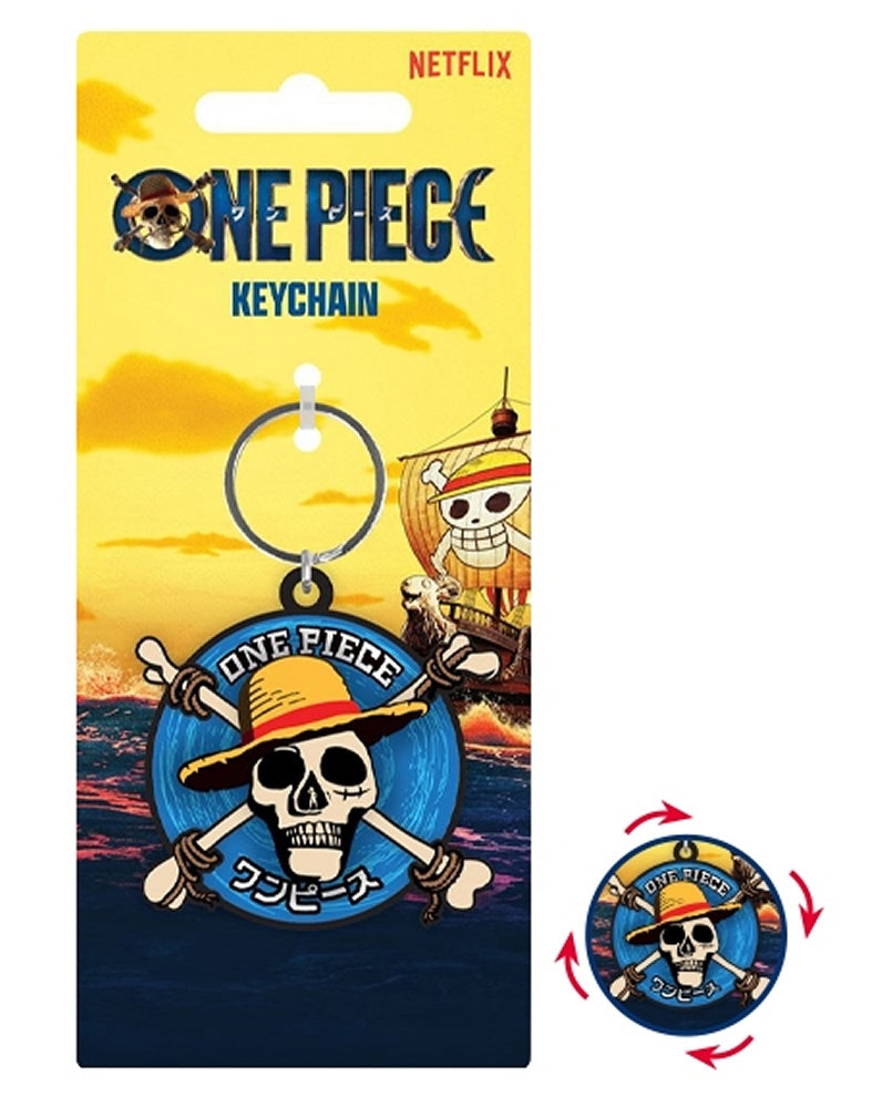 BASI SK2404456 Spinner Schlüsselanhänger 3D Motiv One Piece Keychain Lizenzprodukt