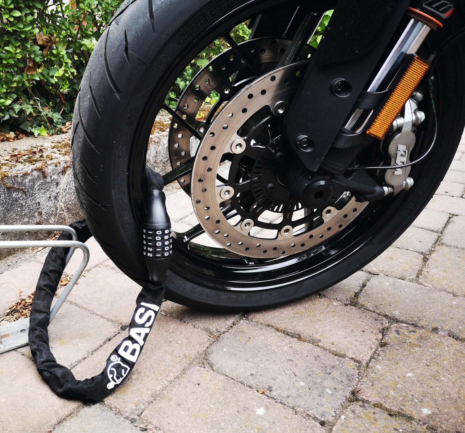 BASI 6990-0305 ZR 305 Zweirad Kettenschloss Zahlenschloss 8 x 900mm Schloss