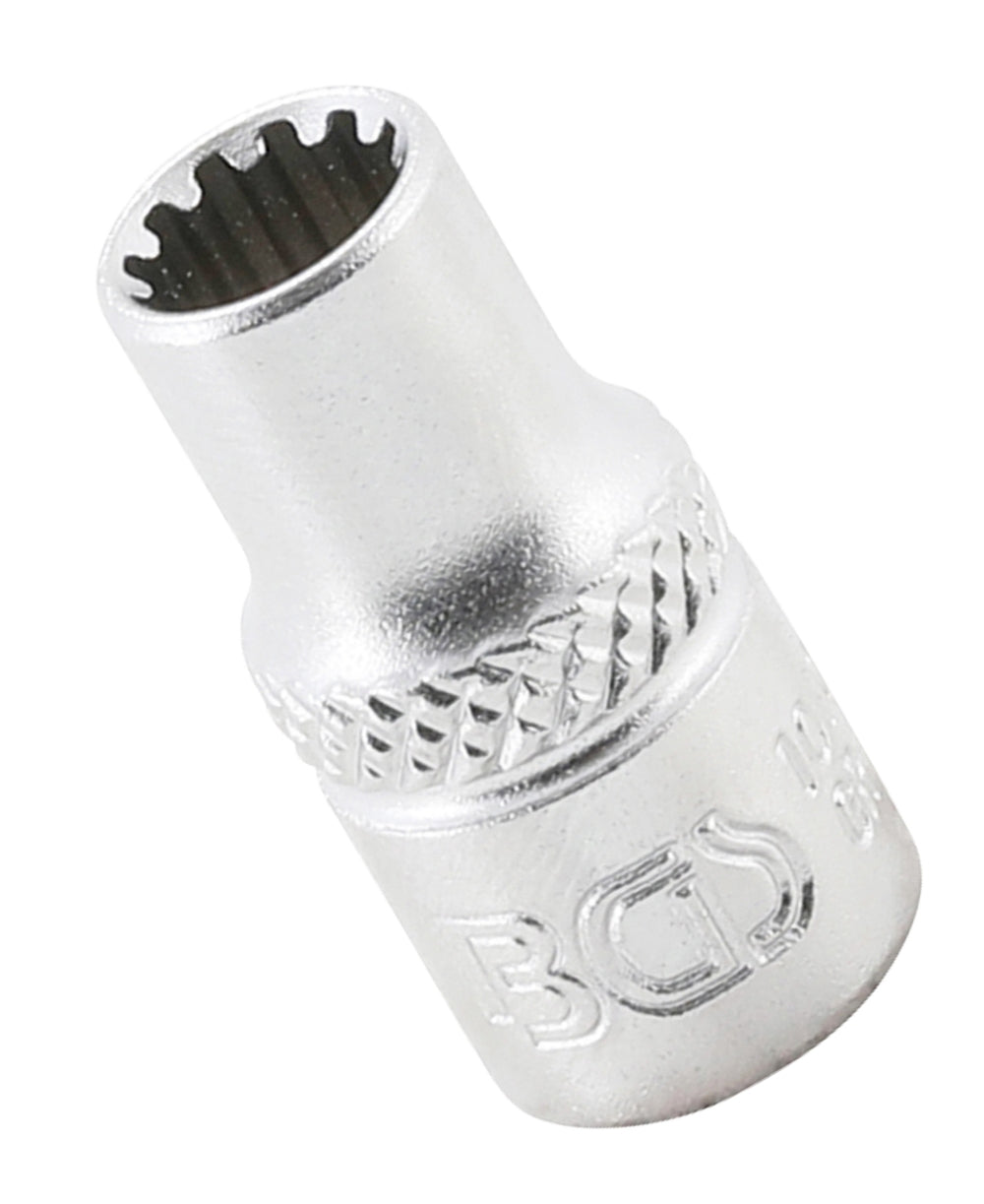 BGS 10106 Nuss / Stecknuss / Steckschlüsseleinsatz Gear Lock SW 6mm Antrieb 6,3mm (1/4")