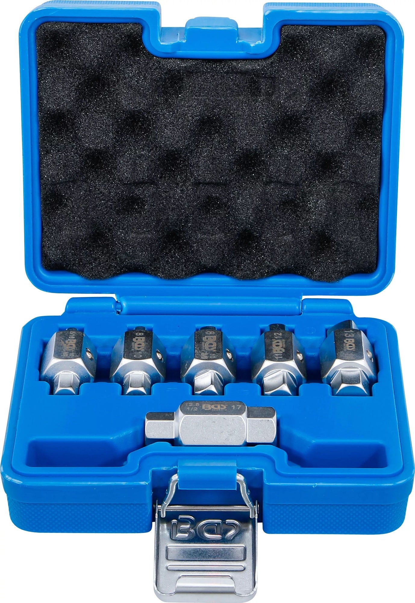 BGS 1015 Satz Öldienstschlüssel 6 teilig in Box Ölfilterschlüssel Ölwechsel