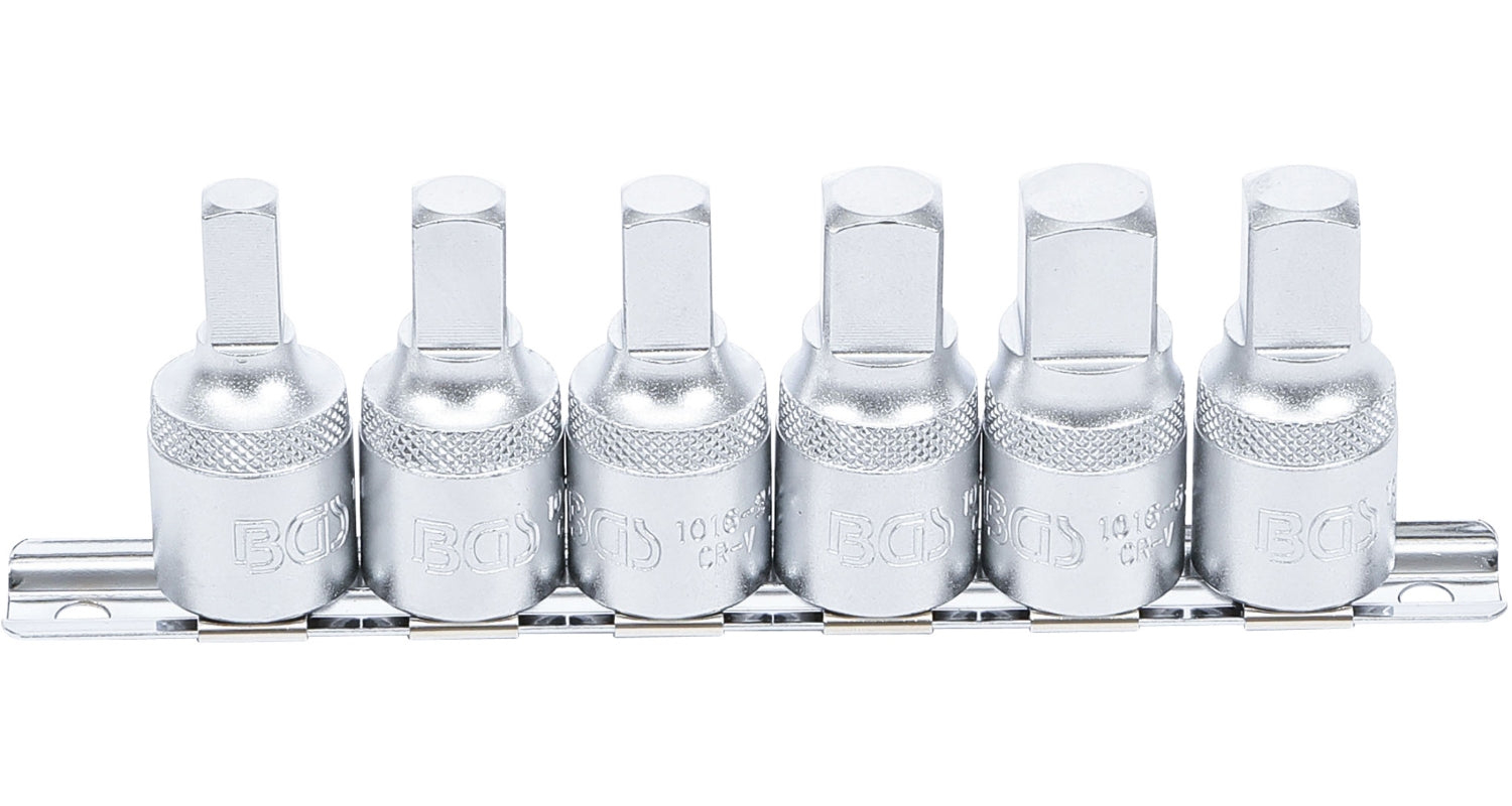 BGS 1016 Vierkant Nüsse Nusssatz für Ölablassschraube auf Klemmschiene