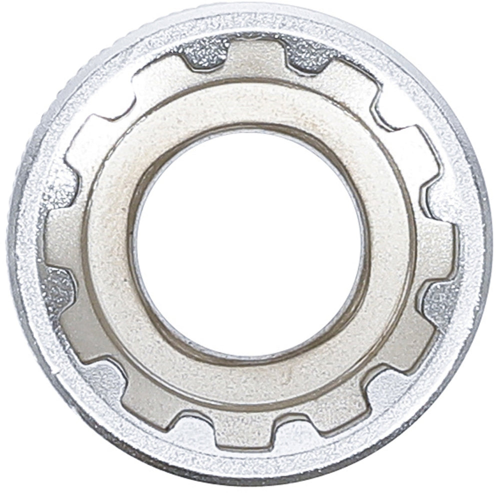 BGS 10218 Nuss / Stecknuss / Steckschlüsseleinsatz Gear Lock SW 18mm Antrieb 12,5mm (1/2")