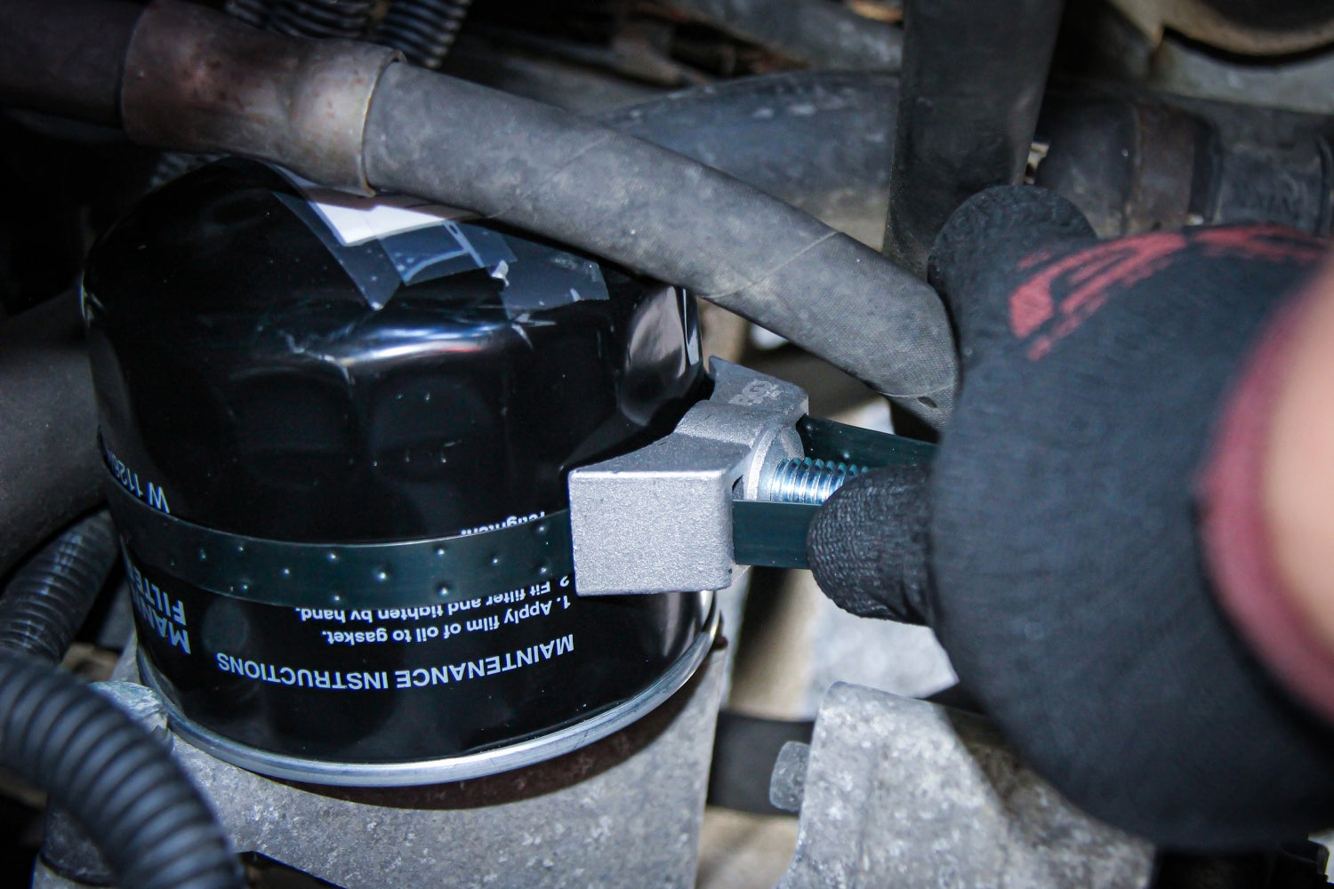 BGS 1028 Universal Ölfilterschlüssel mit Federbandstahl Ø60-105mm