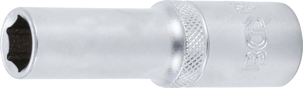 BGS 10552 Nuss / Stecknuss / Steckschlüsseleinsatz lang/tief 12mm Antrieb 12,5mm (1/2") matt
