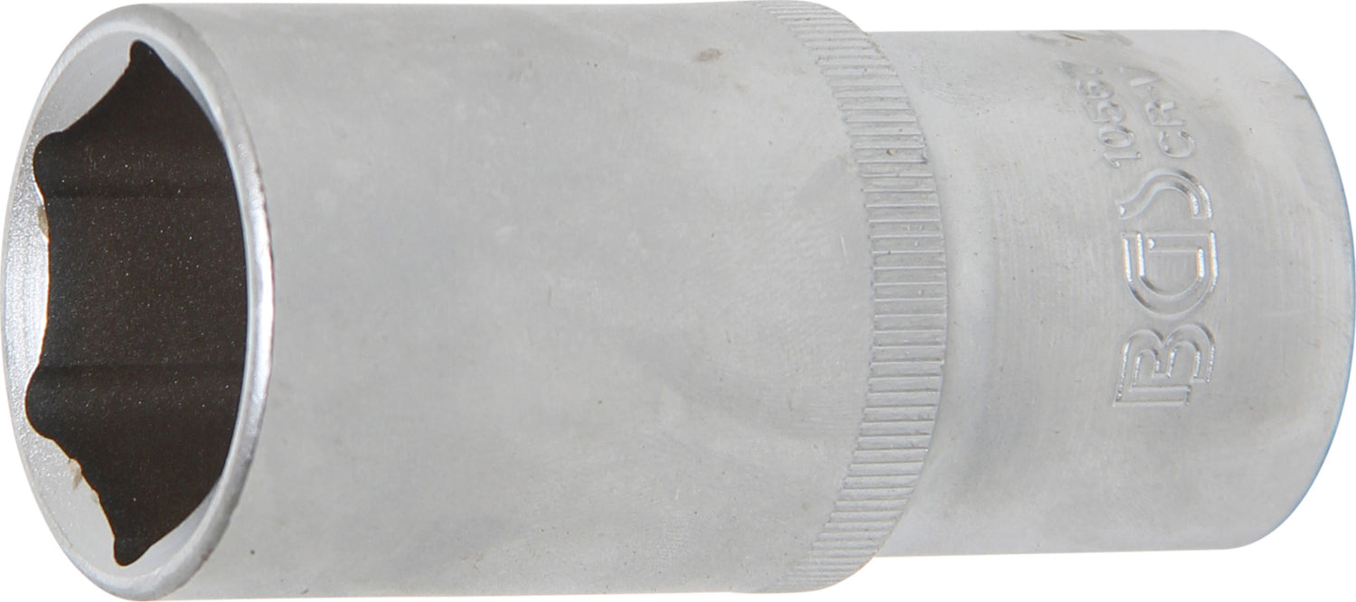 BGS 10567 Nuss / Stecknuss / Steckschlüsseleinsatz lang/tief 27mm Antrieb 12,5mm (1/2") matt