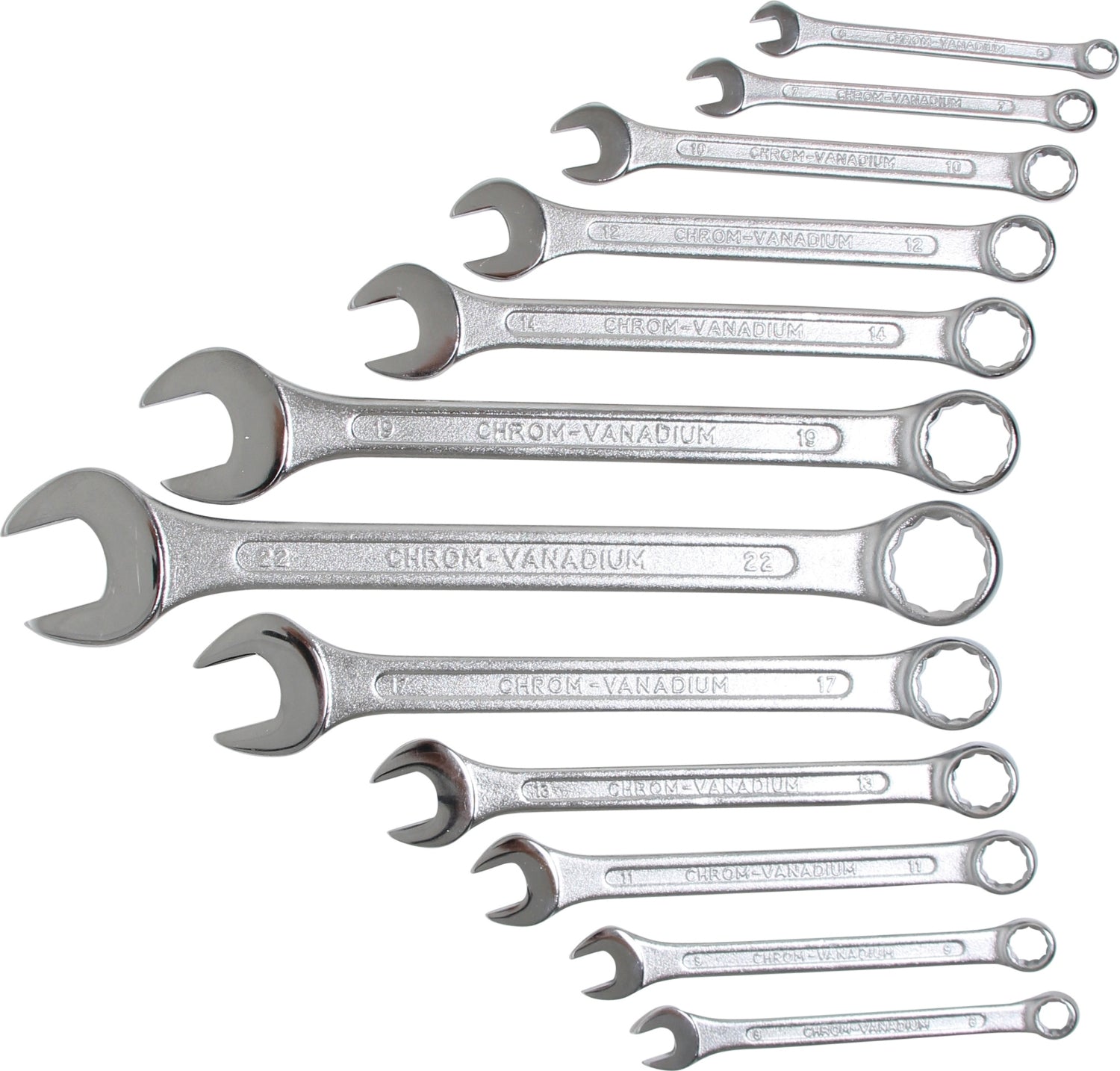 BGS 1197 Satz Ringmaulschlüssel 6-22mm metrisch 12 teilig mit Tasche