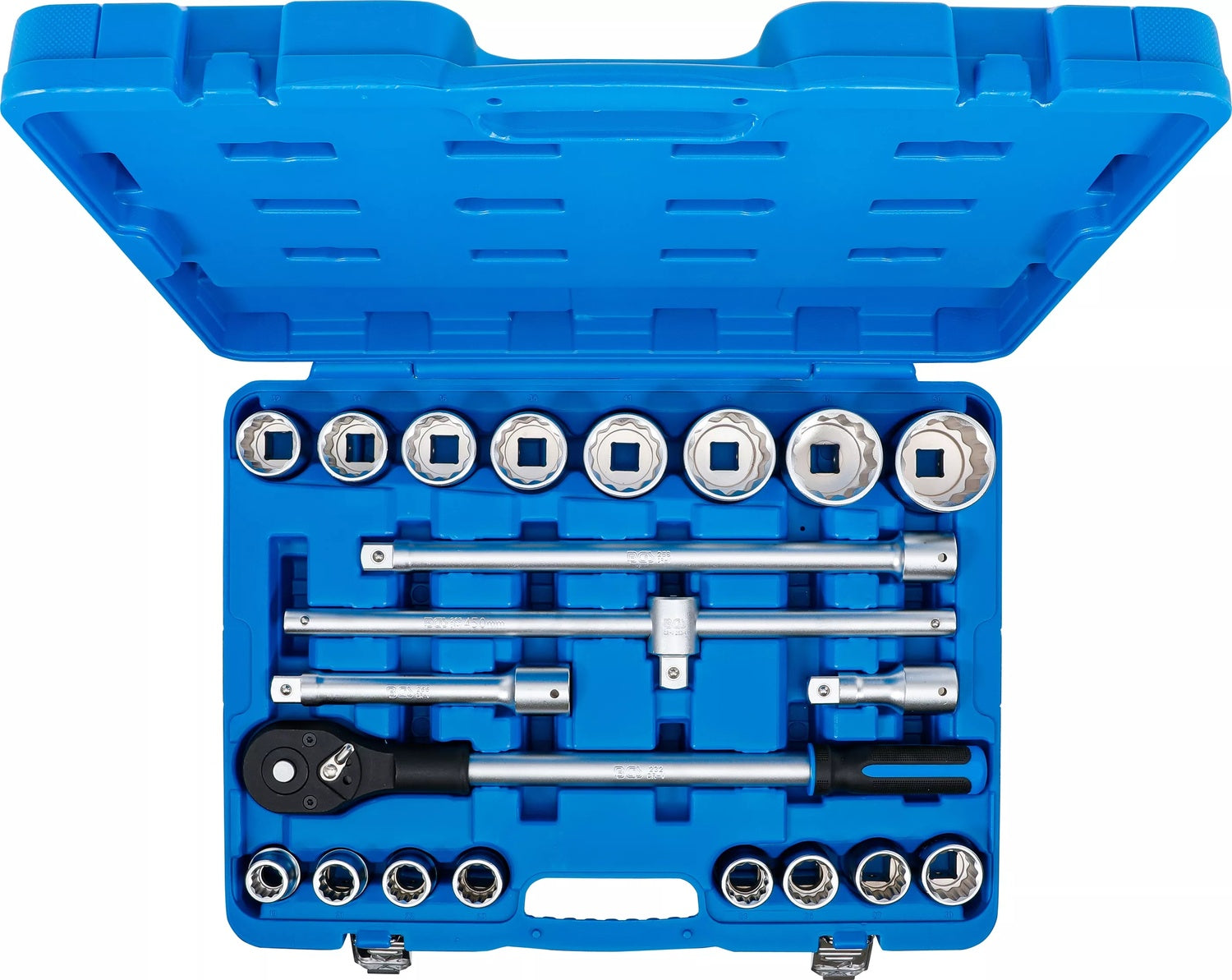 BGS 1223 Satz Steckschlüssel Zwölfkant Antrieb 20mm (3/4") 21 teilig