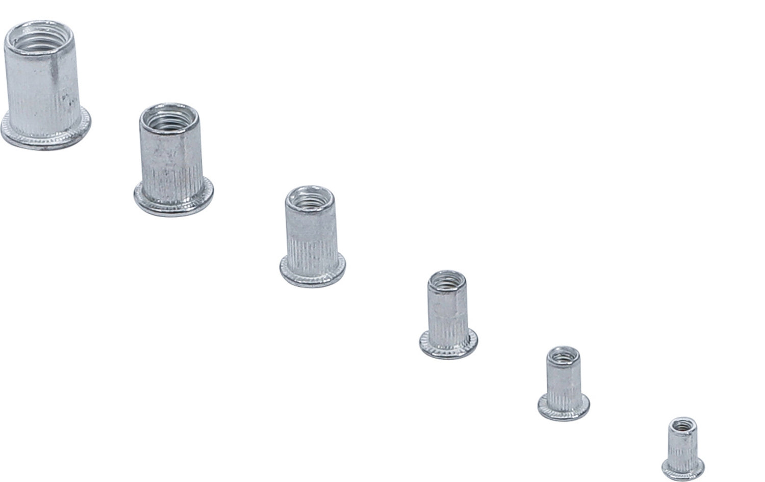 BGS 14127 Sortiment Nietmuttern aus Aluminium 150 teilig