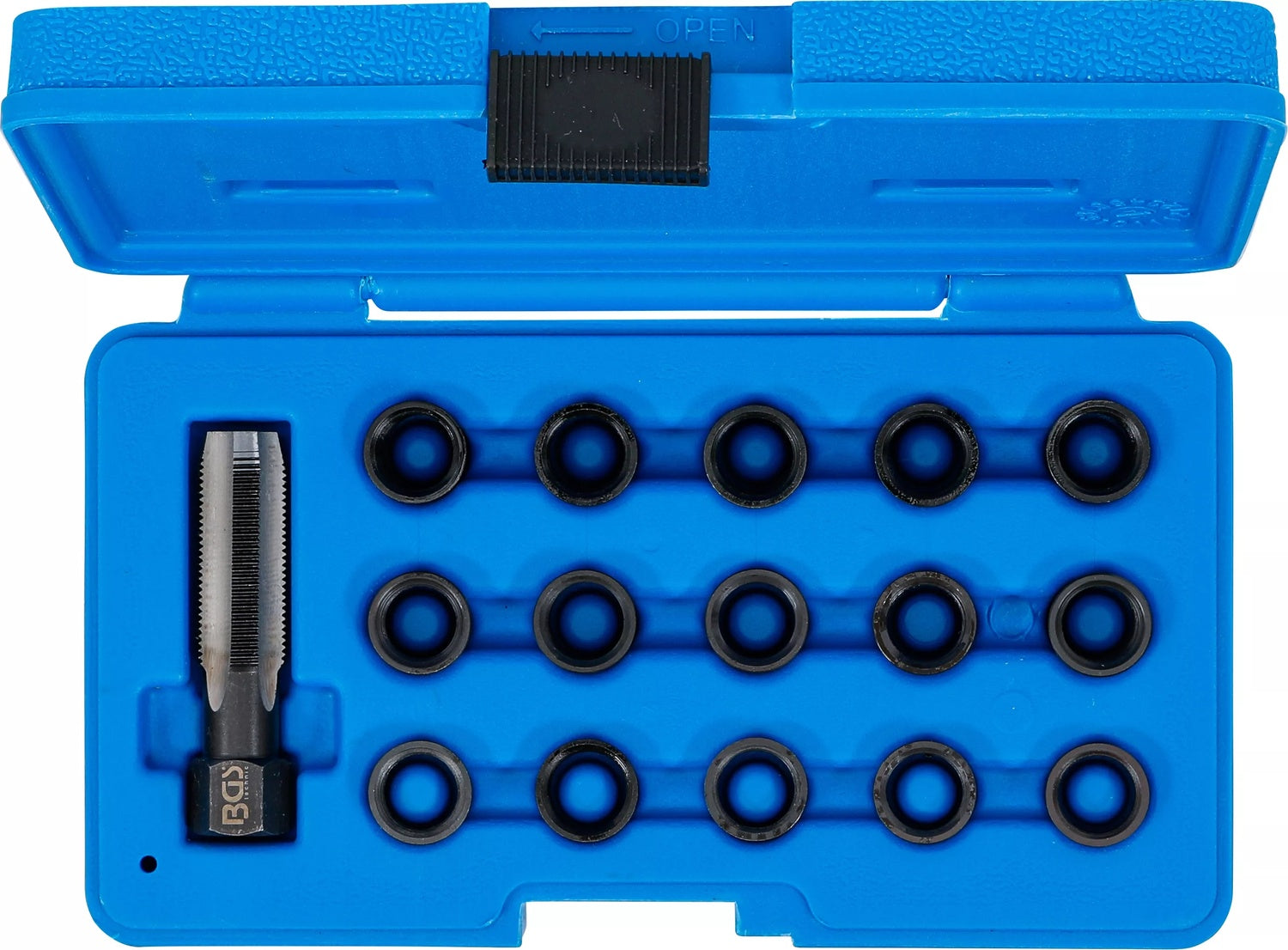 BGS 149 Reparatursatz für Zündkerzengewinde M14 x 1,25mm 16 teilig