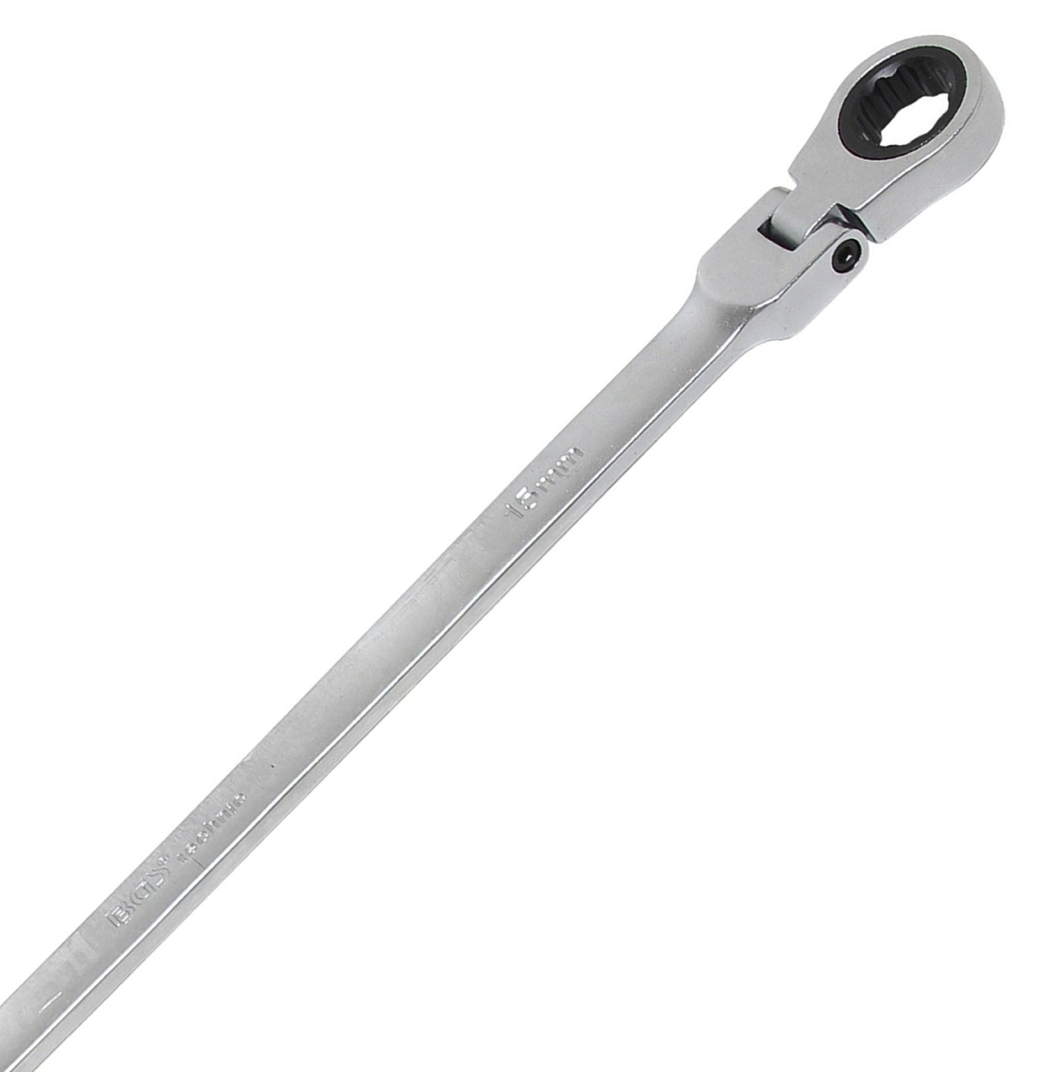 BGS 1541-14x15 Doppelratschengelenkschlüssel SW 14 x 15mm kalt geschmiedet